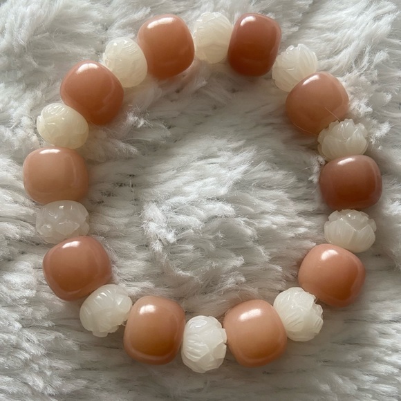 Handmade bodhi seeds / beads meditation bracelet - Picture 7 of 10